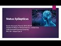 Status Epilepticus Readiness Lecture 09-05-17 and 09-06-17