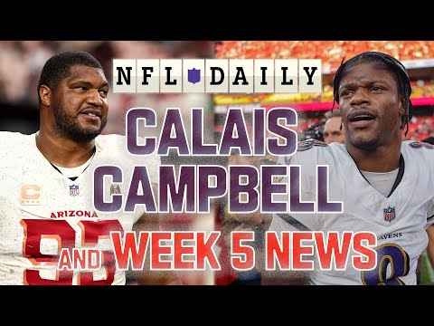 Lamar’s Timeline, The NFL's Most Messy Fun Team, TNF Preview,  and Calais Campbell Joins the Show!