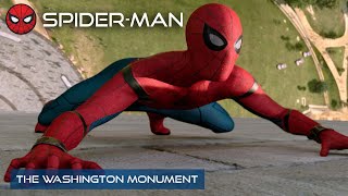 Spider-Man Saves Visitors At The Washington Monument