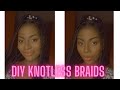 HOW TO: Diy Large knotless braids|quick and easy hairstyles