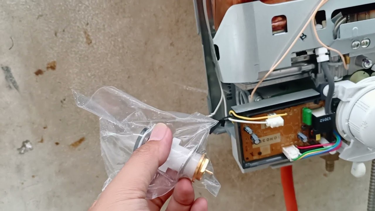 Cara mengecek selenoid water heater paloma