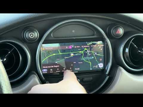 MINI R53 integrated Android Auto with touchscreen