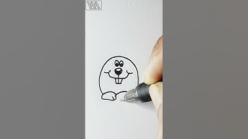 Very Easy! Rat 🐀 Drawing Shorts || How To Draw a Rat || #simple #drawing #shorts #video