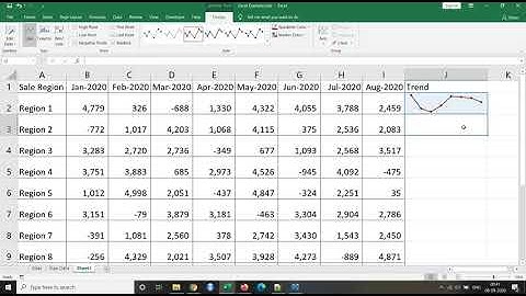 What are tiny charts that reside in a cell in Excel?