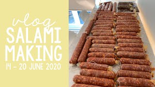 VLOG June 14-20 | Salami-making week!