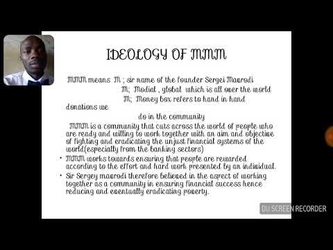 MMM Presentation By J Nyerere