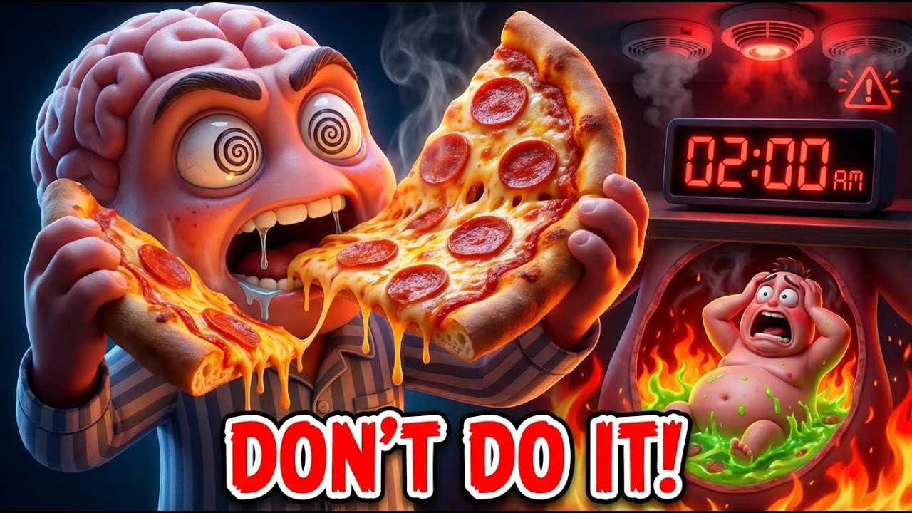 Late Night Pizza vs Sleep Deprivation Which One Is WORSE! Stop Eating At 2 AM!