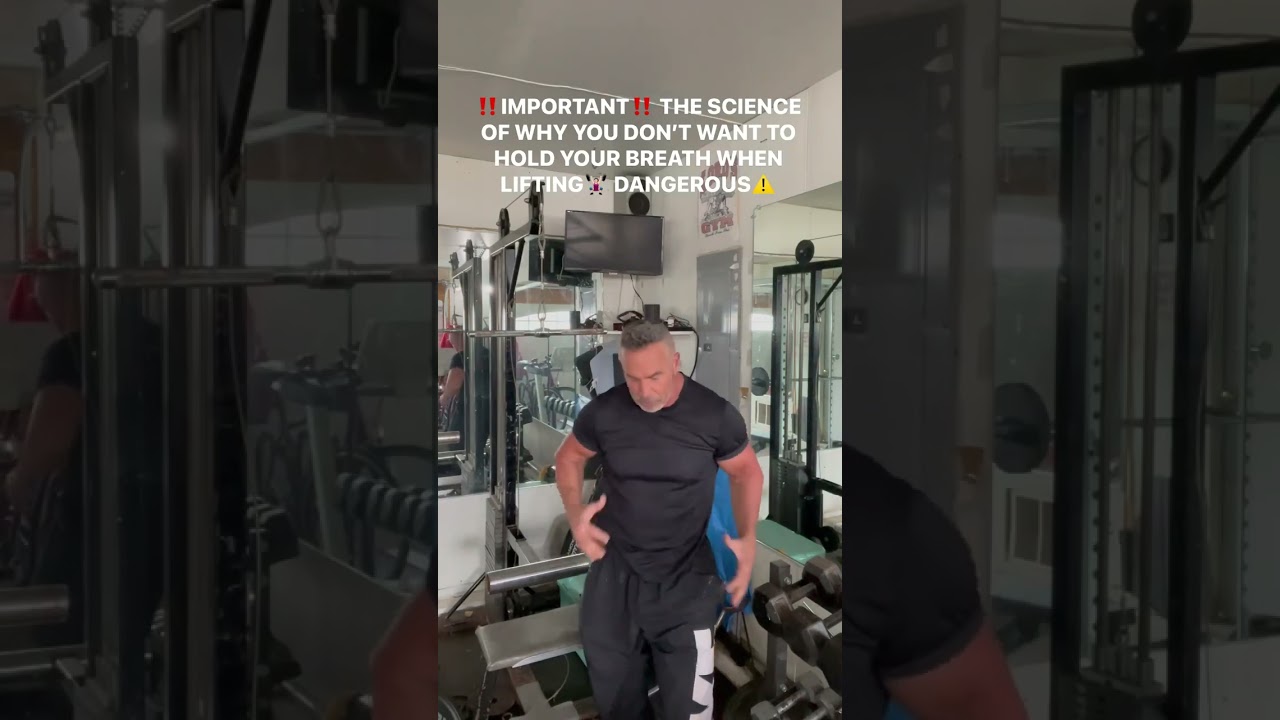 ‼️IMPORTANT‼️ THE SCIENCE OF WHY YOU DON’T WANT TO HOLD YOUR BREATH WHEN LIFTING🏋🏻‍♀️ DANGEROUS⚠️