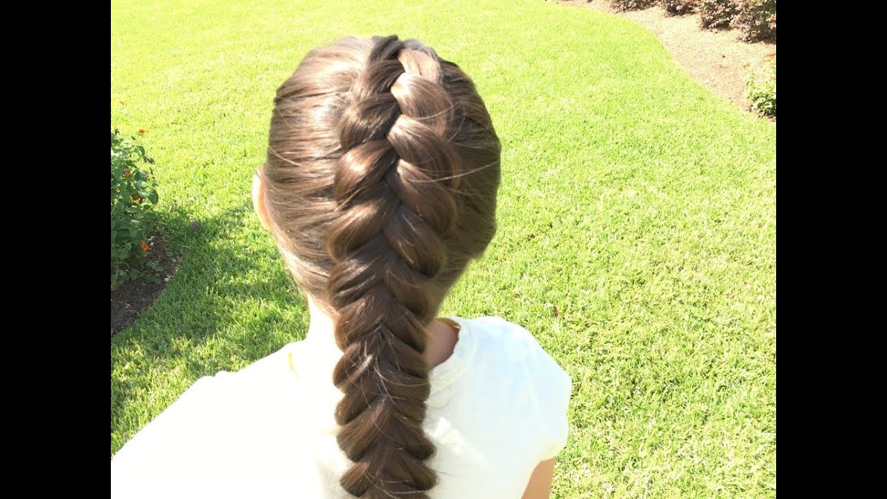 Chunky Dutch Fishtail Braid