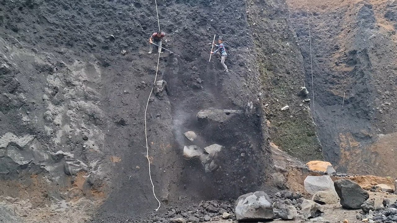 collaboration drops three big rocks - YouTube