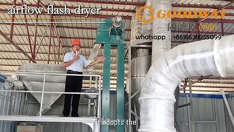 cassava starch drying machine starch airflash drying system starch dryer