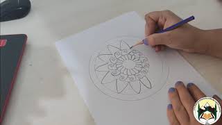 Görsel Sanatlar- Mandala Çizim Aşaması