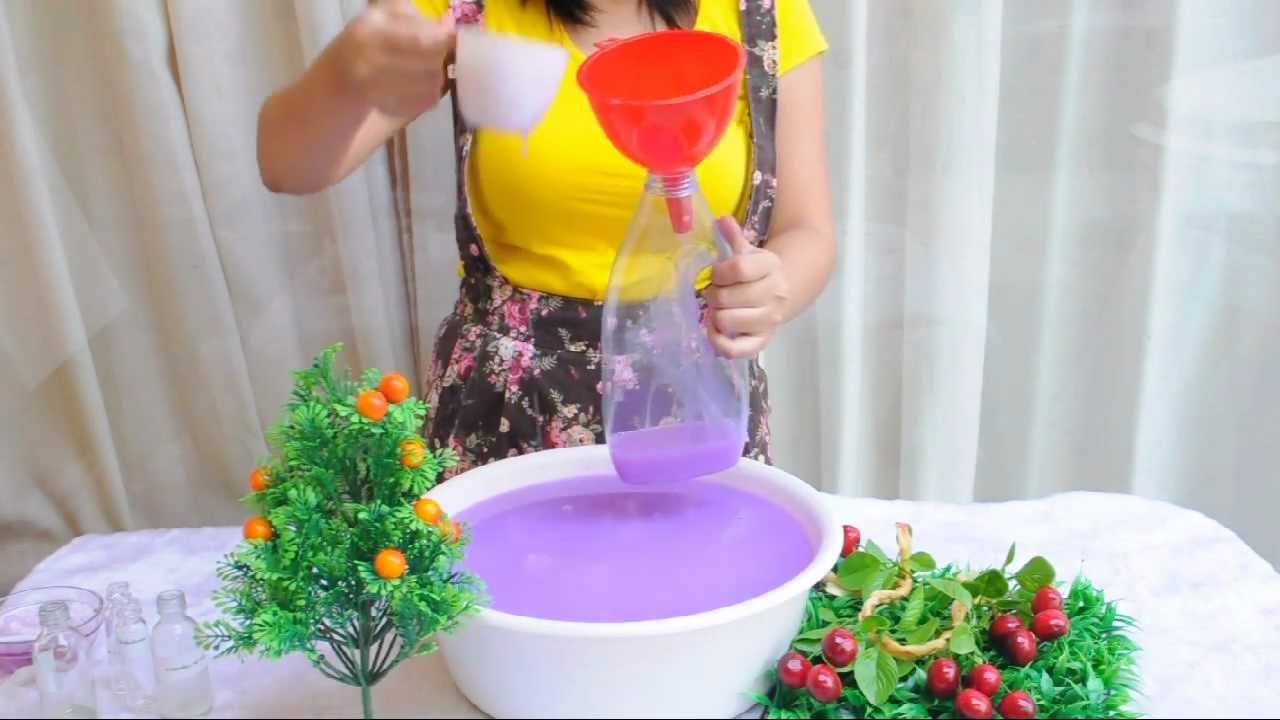 วิธีทำน้ำยาปรับผ้านุ่ม ( how to make fabric softener )