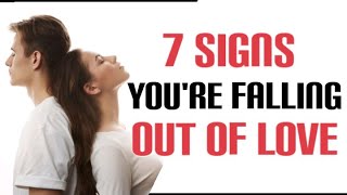 Signs you're falling out of love ...