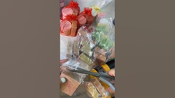 Quick video prepping our soap for shrinkwrapping. We use biodegradable bags to protect our soap.