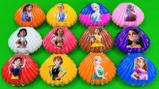 Looking For Disney Princesses With Seashells Coloring! Satisfying ASMR Video