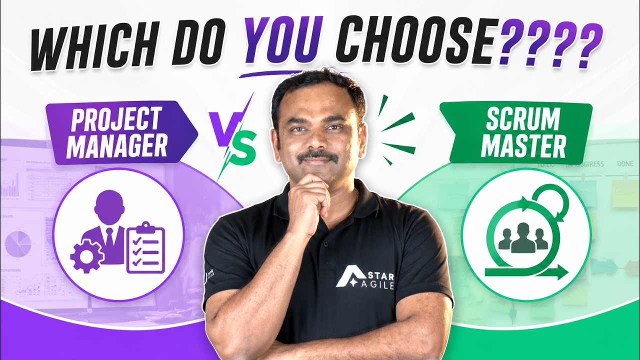 Scrum Master vs Project Manager | Key Differences Explained - YouTube