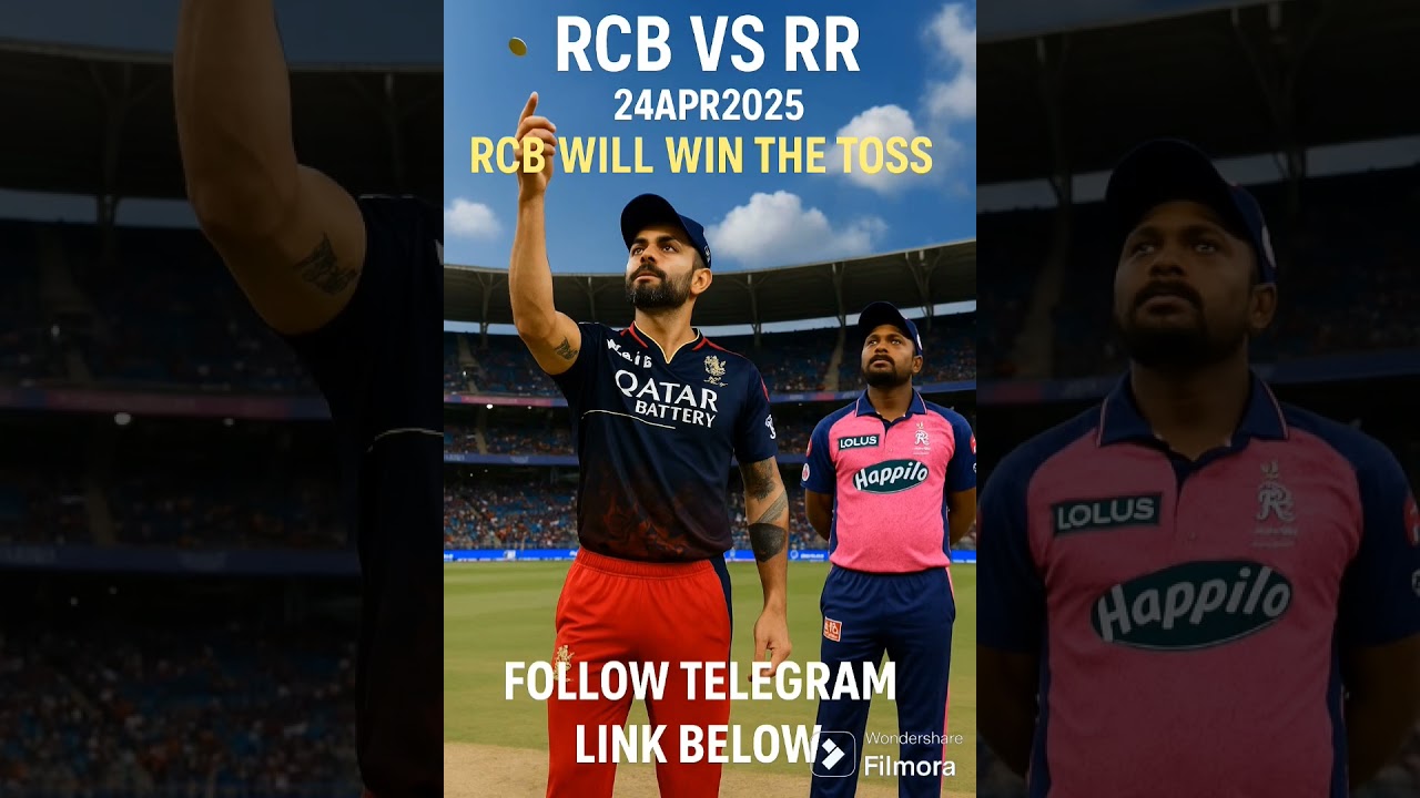 RCB vs RR Toss winner 🏆
