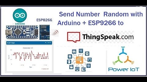 Sending random number with Arduino Nano + ESP8266  to ThingSpeak :  Power IoT