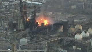 Fire breaks out at crude oil refinery in Philadelphia
