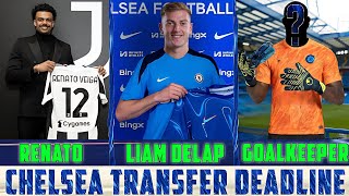 8 Shocking Things About Chelsea Transfer Deadline ft Veiga to Juventus, New Goalkeeper, Liam Delap✅️