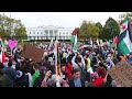 Massive Pro-Palestine Protest Held Outside White House