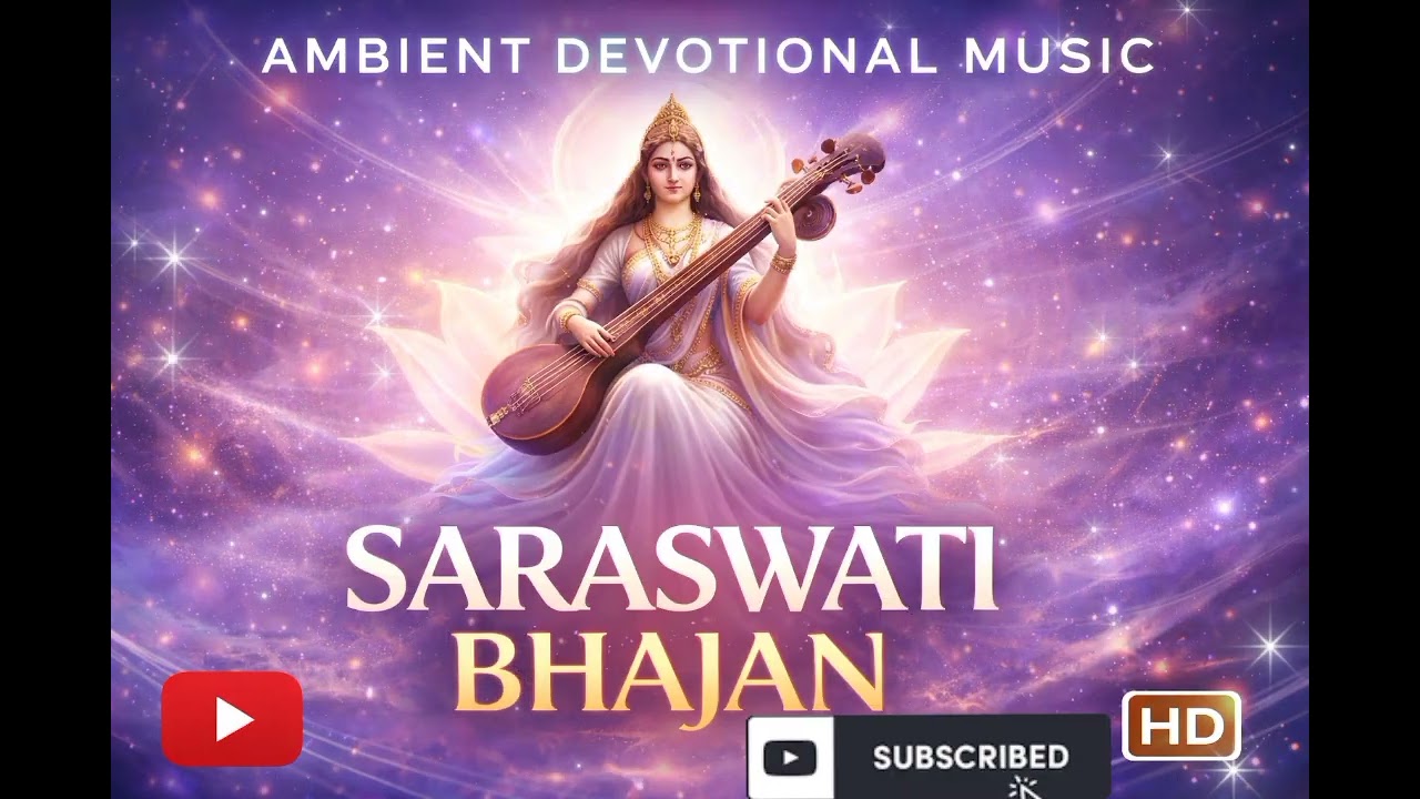 Saraswati Bhajan | Ambient Electronic Devotional Music | Peaceful Meditation Sound