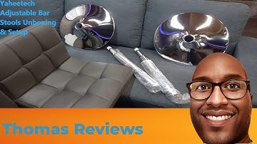 Yaheetech Adjustable Bar Stools-How to Setup