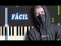 Faded - Alan Walker - FACIL - Piano Tutorial