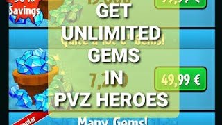 Plants vs Zombies Heroes Hack Unlimited Gems