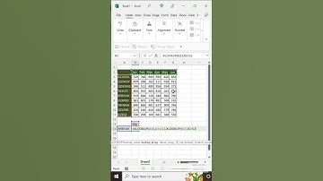 Find intersection using xlookup | ms excel | #learnexcel