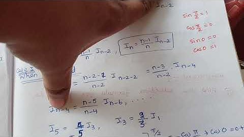 reduction formula 6 # integral calculus # TAM3A # explained in Tamil