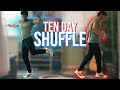 My 10 Day Shuffle Dance Transformation When I can’t Dance | Ten Day Shuffling Challenge