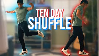 My 10 Day Shuffle Dance Transformation When I can’t Dance | Ten Day Shuffling Challenge