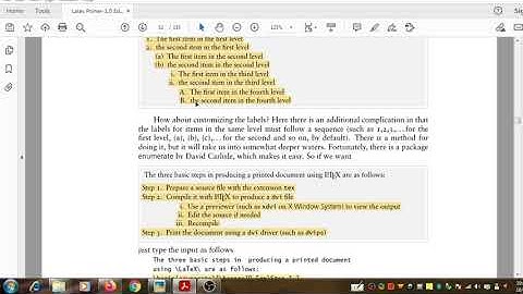 Latex in simple Steps   List Environment 2