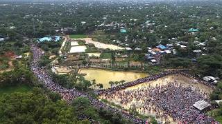 Rohingya refugees rally in Bangladesh camps to demand safe return to Myanmar