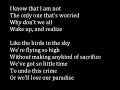 Stratovarius -  Paradise (Lyrics)