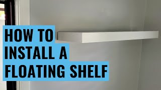 How to install a Floating Shelf / Floating Shelves  |  Kmart DIY