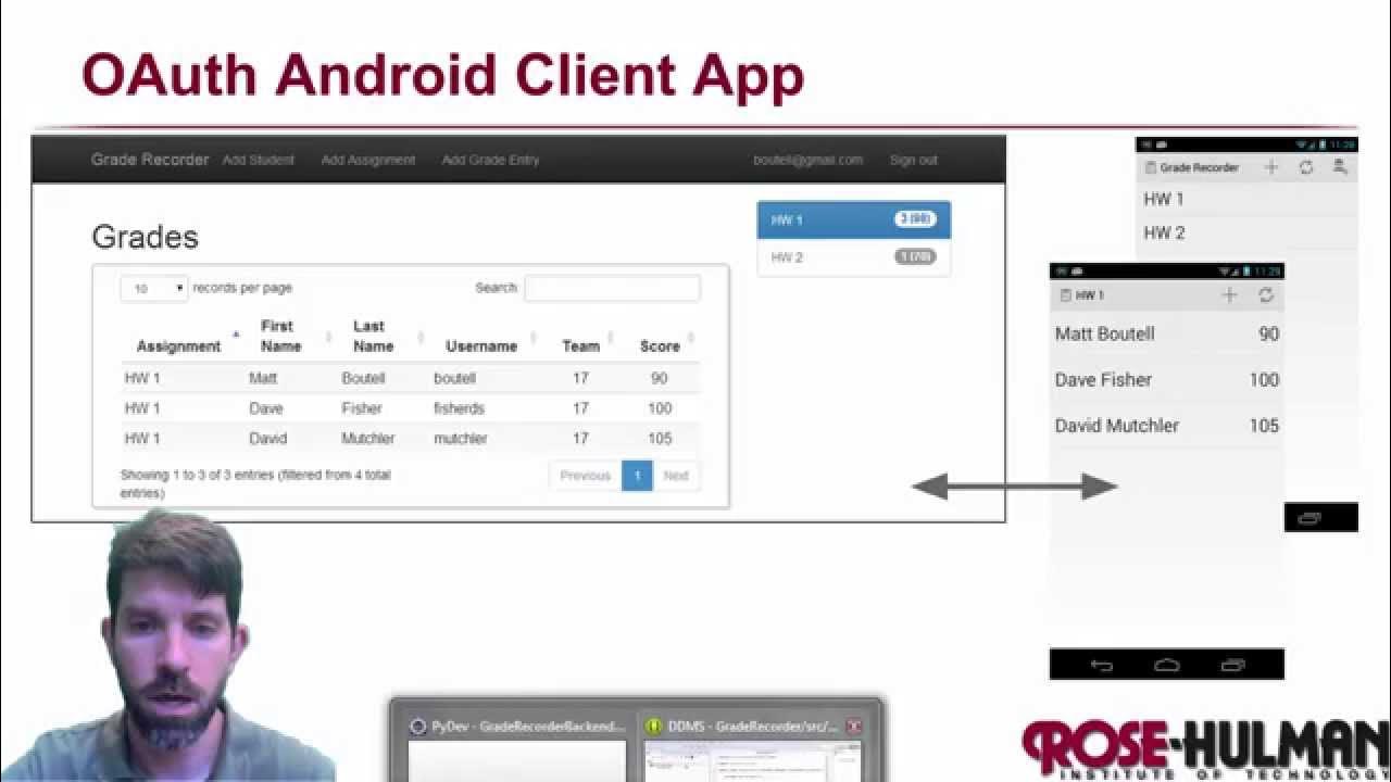 Overview OAuth Android Client - YouTube