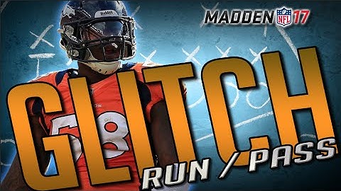 Madden 17 Run / Pass Glitch How to Tell