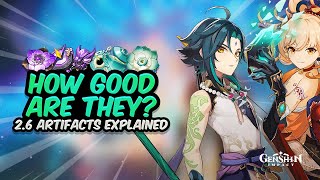 ARE THEY WORTH YOUR RESIN? New 2.6 Artifacts Explained For EVERY Character | Genshin Impact