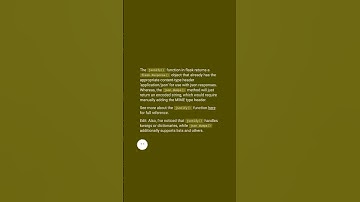 json.dumps vs flask.jsonify #shorts