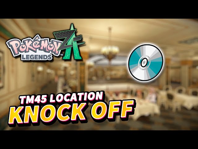 Pokemon Legends Z-A How to get KNOCK OFF TM (TM45 Knock Off