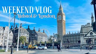 Weekend VLOG 🍂 A Trip to BRISTOL & LONDON 🚈