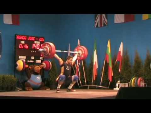 Jose Casado European Union Weigthlifting Champions...