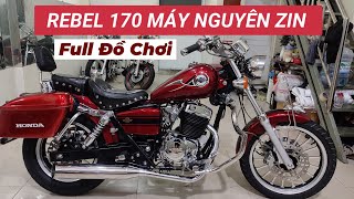 REBEL 170 MÁY ZIN MÀU ĐỎ ĐEN CỰC ĐẸP FULL ĐỒ CHƠI LÂM MOTOR 0336937035