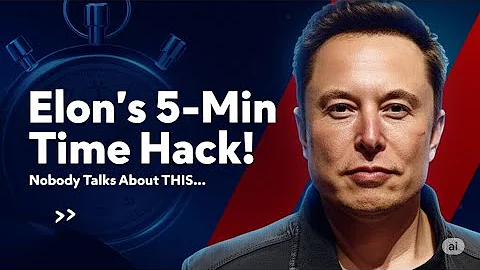 Elon Musk 5 Minute Scheduling Method Productivity |@HABITDECODE