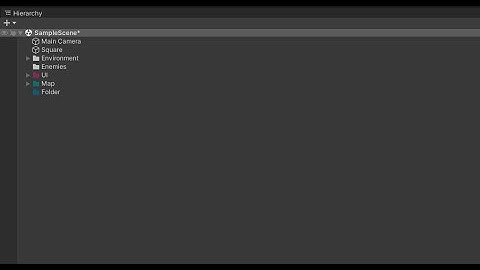 Unity - Hierarchy Folders