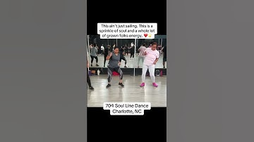 Thumbnail of Y’all better come through! ❤️🔥 - Trailride Sailing Line Dance  #trailridesailing