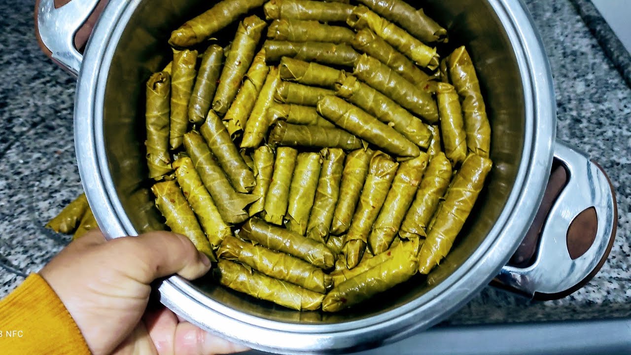????ANAMIN TARİFİYLE ZEYTİNYAĞLI BULGURLU YAPRAK SARMASI TARİFİ????SOS HAZIRLAMAK YOK????️KOLAY SARMA TARİFİ